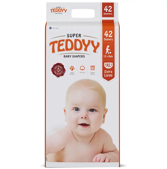 Teddyy Baby Tape Diapers Super