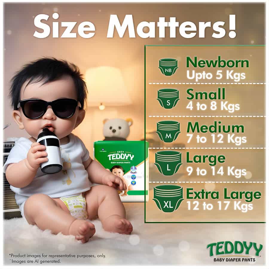 diaper size chart by weight
